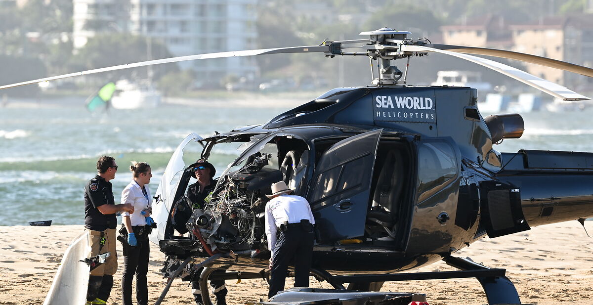 To helikoptere kolliderede i luften: 4 dræbte og 13 sårede