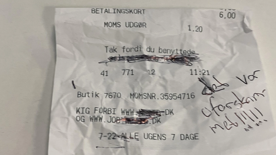 Derfor skal du altid sørge for at få en regning