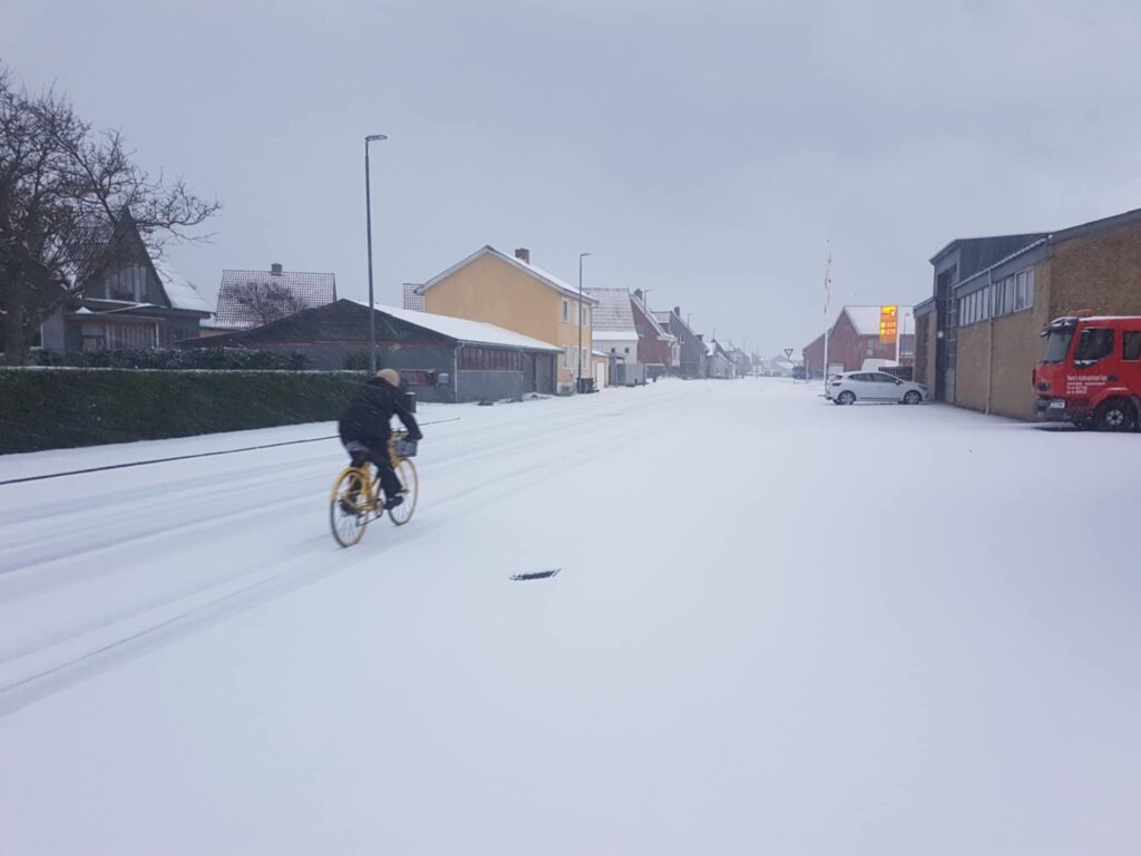 Nu er sneen faldet i store mængder: Danmark klædt i hvidt