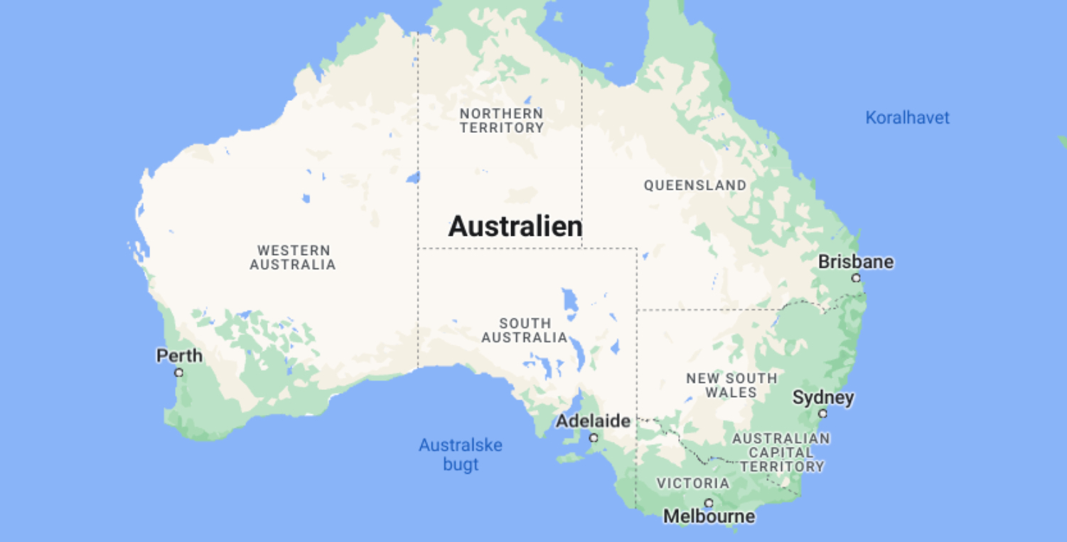 Folk taber kæben: Vanvittigt ‘fact’ viser, hvor stort Australien virkelig er