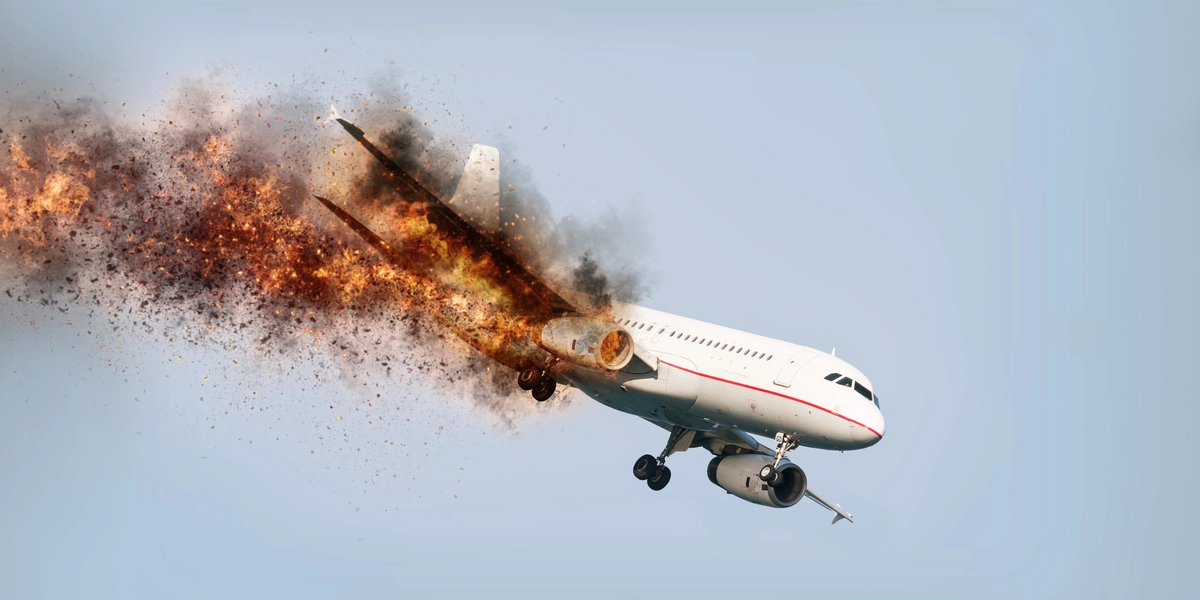 Her er det sikrest at sidde i flyet