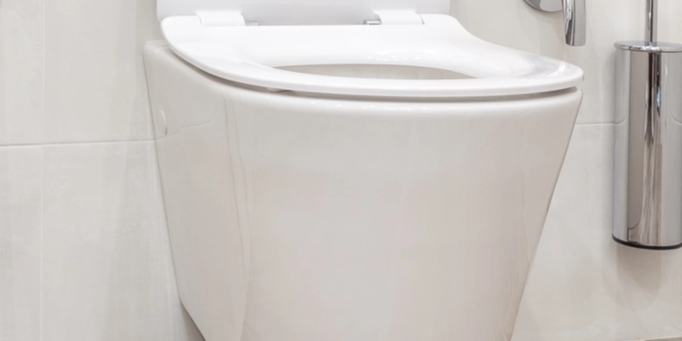 Får uventet gæst i toilettet: Har ikke siddet der siden