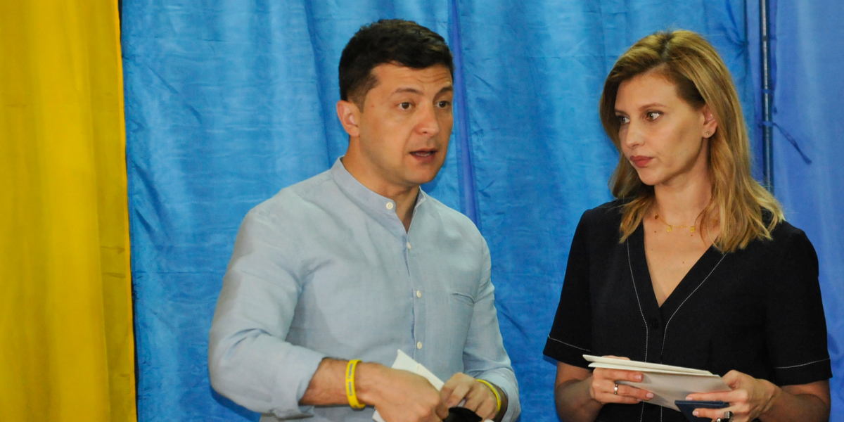 ‘Mød’ Zelenskyjs familie
