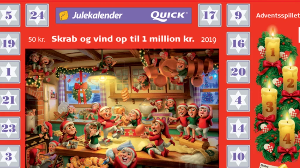 Du tror det er løgn: Danske Spil udsender chokerende pressemeddelelse om den røde juleskrabekalender