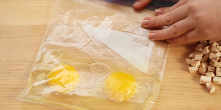 Laver omelet i en pose: Resultatet overrasker