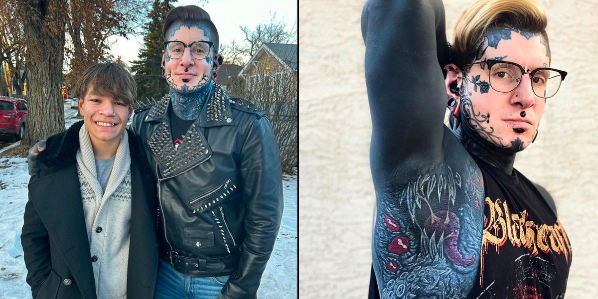 Han har brugt over 1.200 timer på at blive tatoveret: Nu afslører han sin første tatovering
