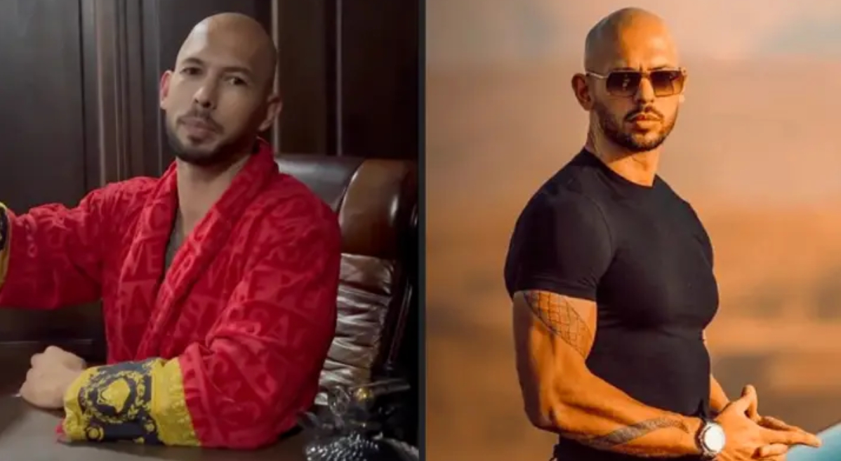 Andrew Tate melder ud efter anholdelse