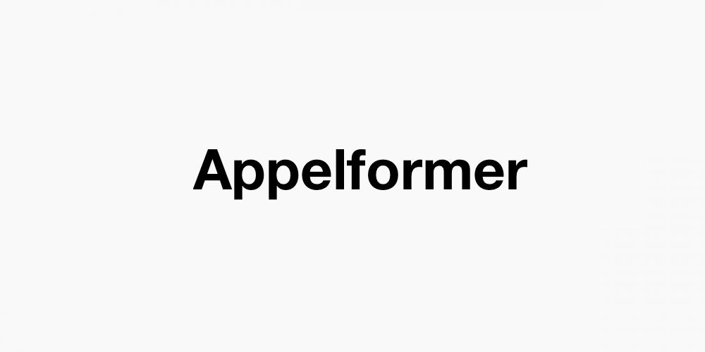 Appelformer