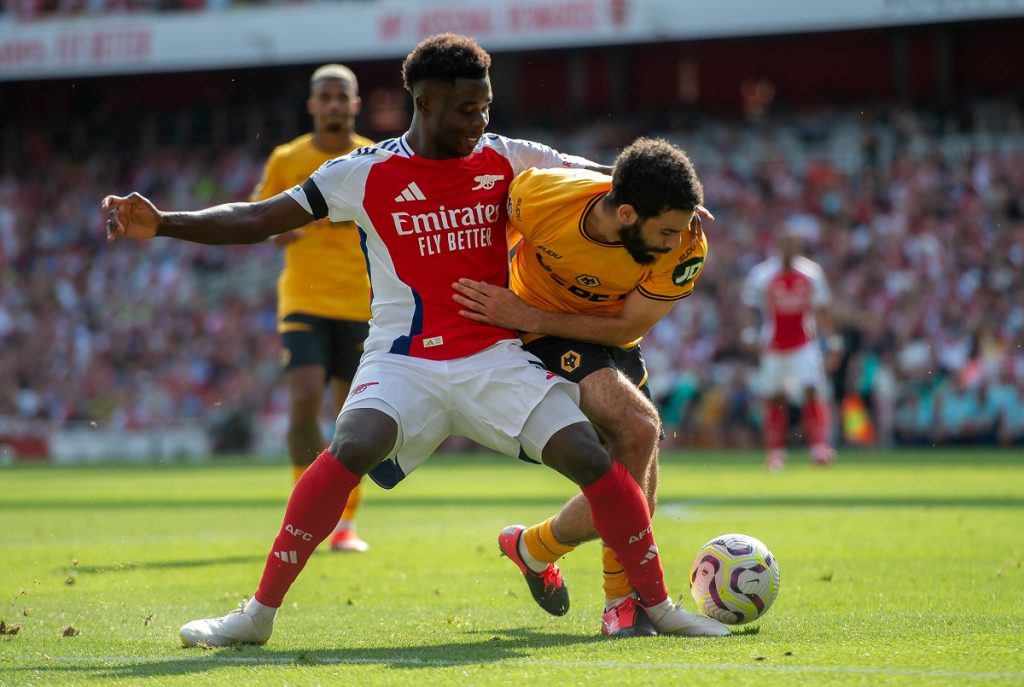 Skandale i Premier League kampen Arsenal-Wolves