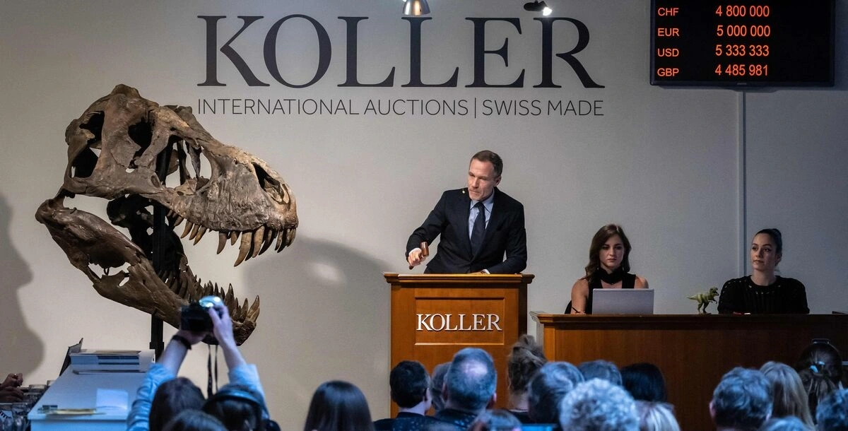 Dinosaurskelet solgt for astronomisk beløb