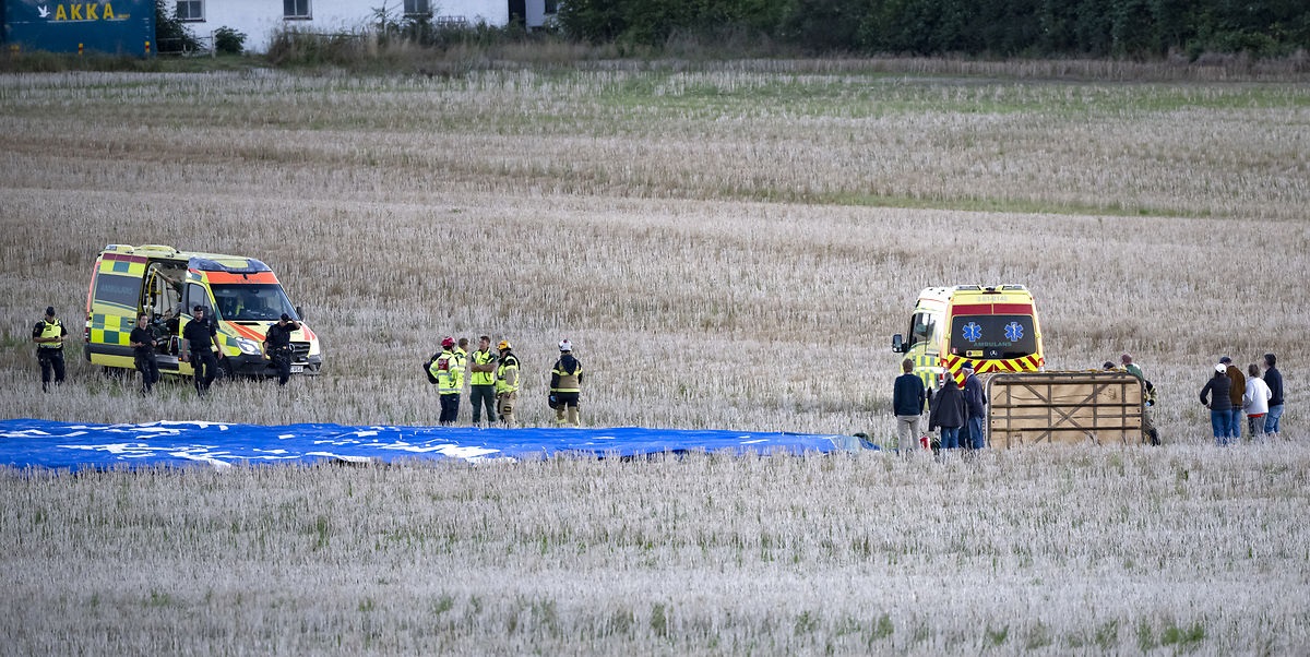 Flere kvæstet efter luftballonulykke
