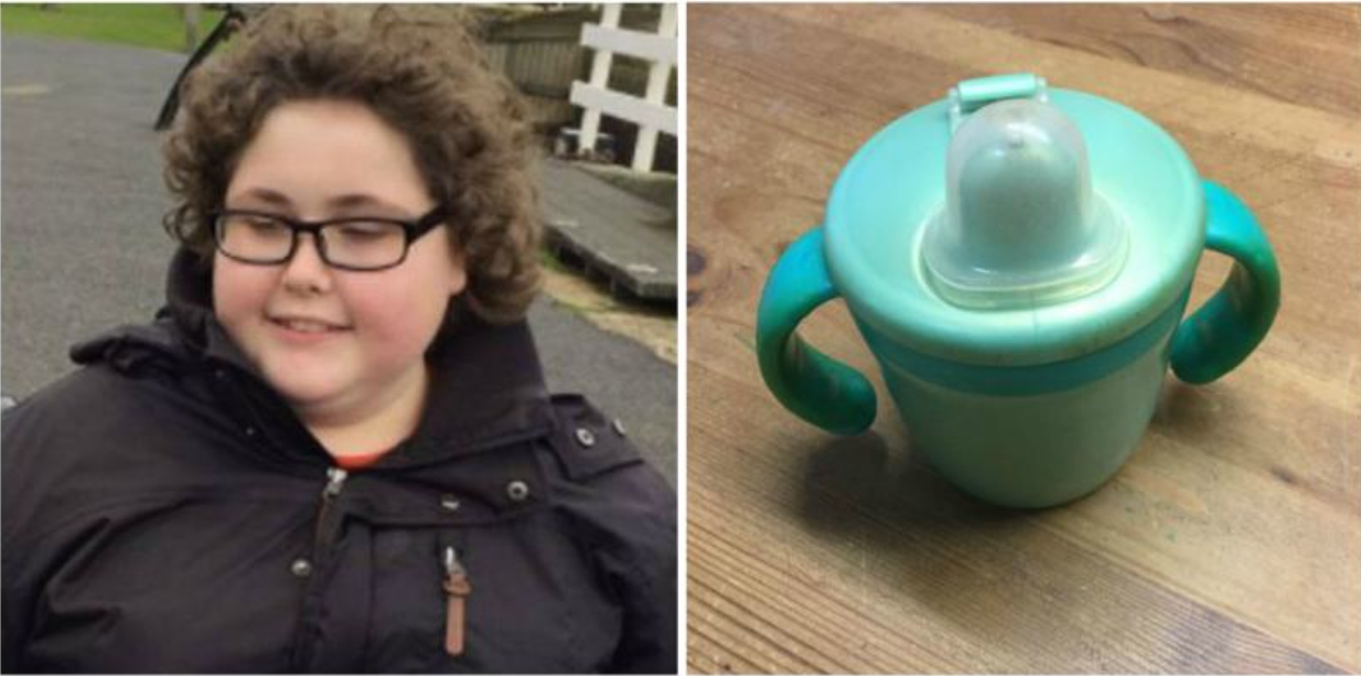 Desperat far prøver at finde en speciel drikkekop til sin autistiske søn, som er det eneste han vil drikke af: Fik et chokerende svar fra producenten