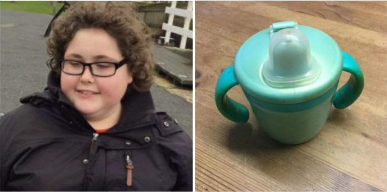 Desperat far prøver at finde en speciel drikkekop til sin autistiske søn, som er det eneste han vil drikke af: Fik et chokerende svar fra producenten