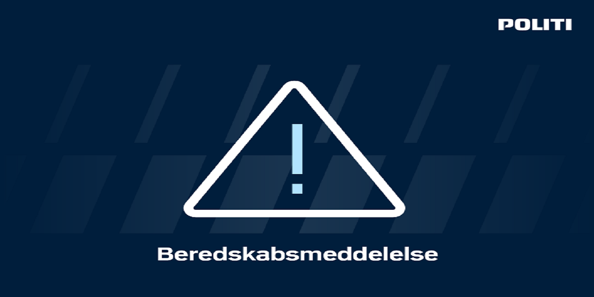 Beredskabsmeddelelse vedr. brand på havnen i Køge