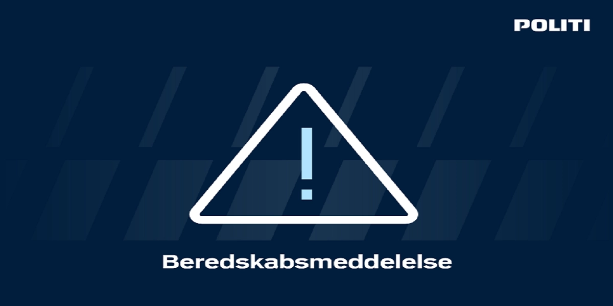 Beredskabsmeddelelse vedr. brand på havnen i Køge