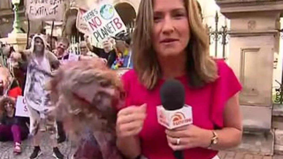 TV-reporter bidt af ‘zombie’