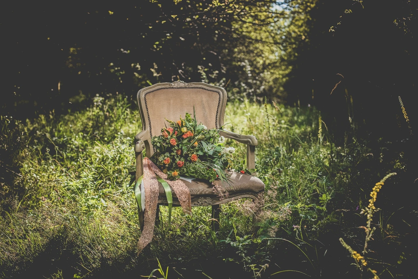 Sig farvel til din elskede med smukke blomster