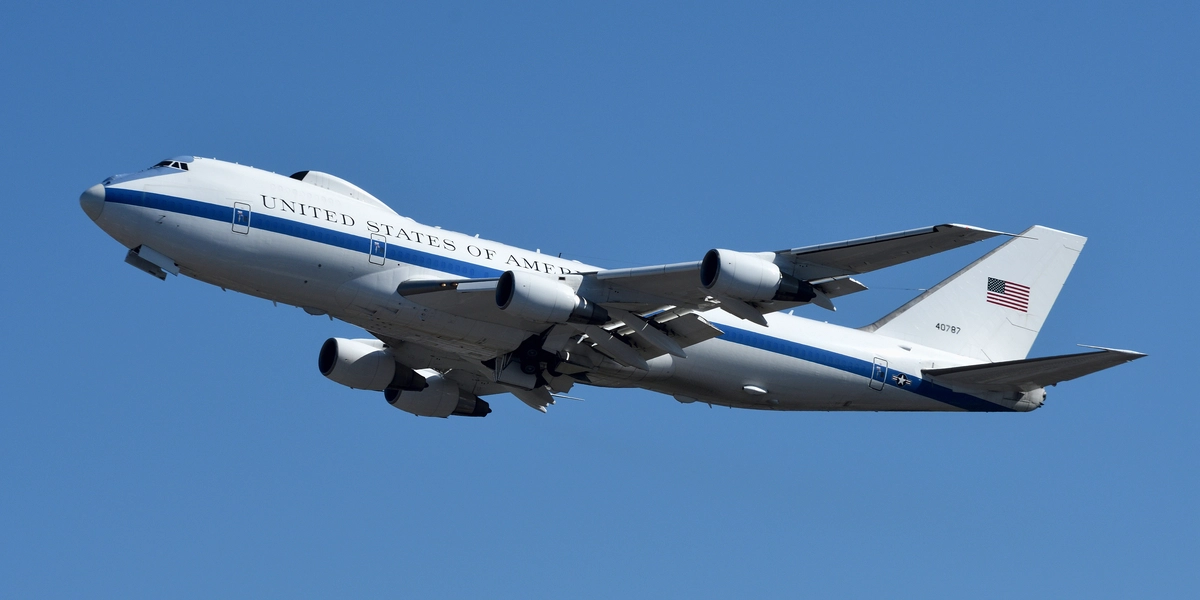 USA’s ‘dommedagsfly’ spottet over Europa: Designet til at modstå atomkrig