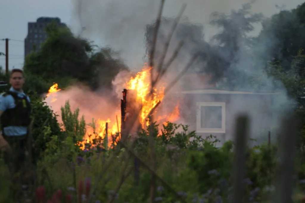 Voldsom brand i Valby