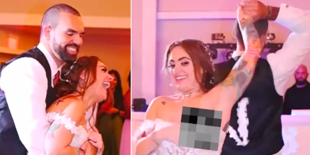 Brud danser med sin mand foran alle bryllupsgæster: Så sker det, der bare ikke må ske