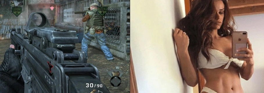 Slog op med en af verdens mest attraktive kvinder for at spille Call of Duty: Jeg er glad for min beslutning