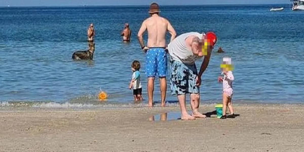 Familie tog dette billede på ferie: Men da de kiggede på billedet igen, fik de et kæmpe chok
