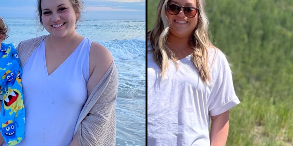 Kvinde har tabt sig 30 kg med fem måltider om dagen: Nu viser hun sin fantastiske forvandling