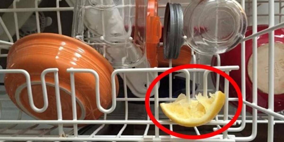 Derfor bør du ALTID lægge en citron i opvaskemaskinen