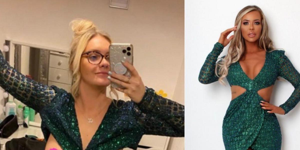 Forventning vs. virkelighed: Billede af Courtney i festkjole går viralt