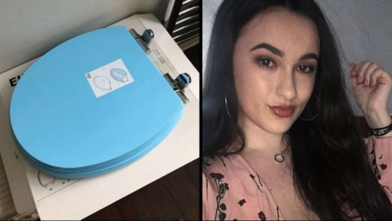 Mor kom hjem fra IKEA med blåt toilet – så gik hendes pinlige fejl op for hende