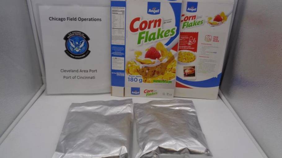 Kokain-cornflakes for 17 millioner kroner