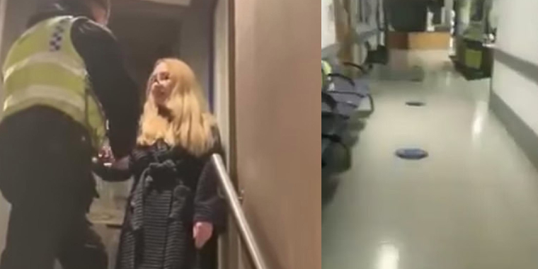 Lockdownaktivist sneg sig ind på tomt hospital med skjult kamera: Det skulle hun aldrig have gjort