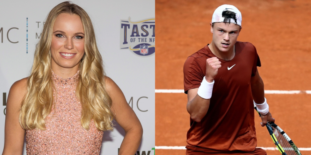 Holger Rune besvarer spørgsmål om Caroline Wozniacki, mange har undret sig over