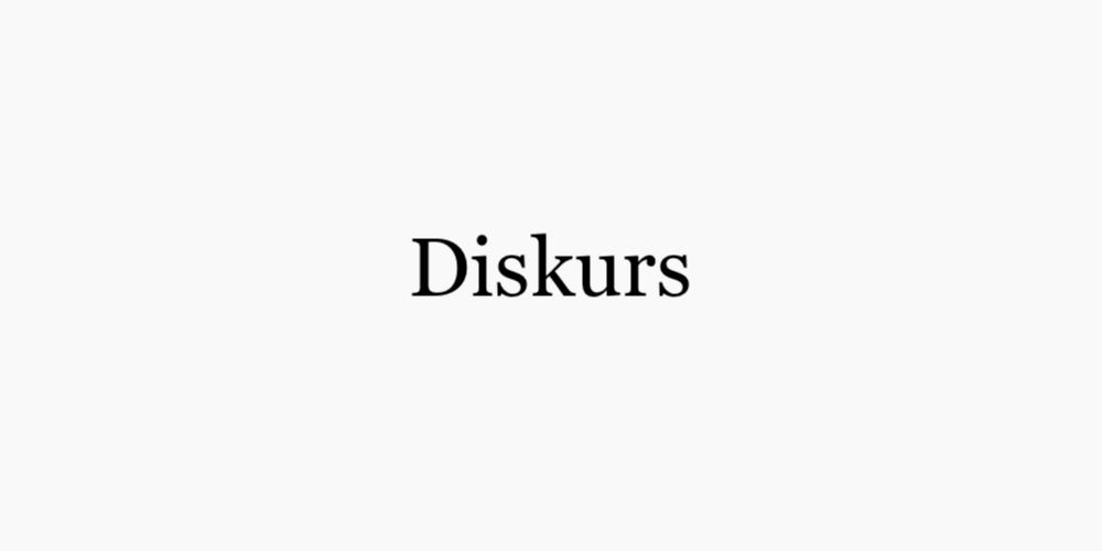 Diskurs