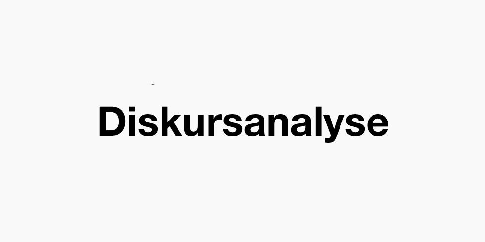 Diskursanalyse