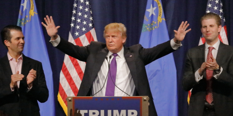 Donald Trump er på vej til at vinde valget i USA