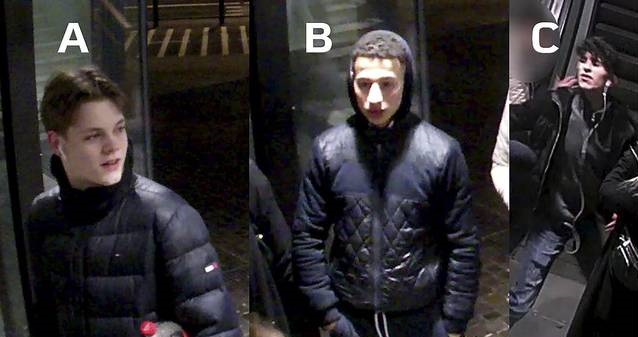 Genkender du dem?: Disse unge mænd efterlyses efter voldelige overfald på togstationer