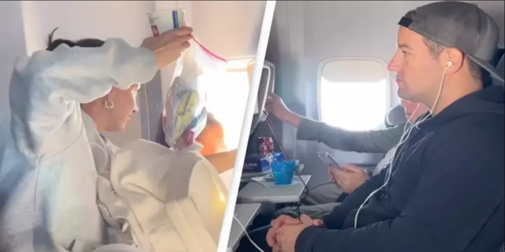 Mand sidder aldrig sammen med sin kone og børn på flyveture: Du gætter aldrig hvorfor