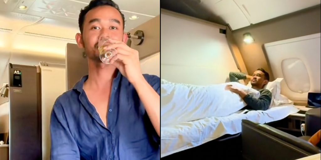 Passagers virale video af Singapore Airlines-oplevelse efterlader folk målløse