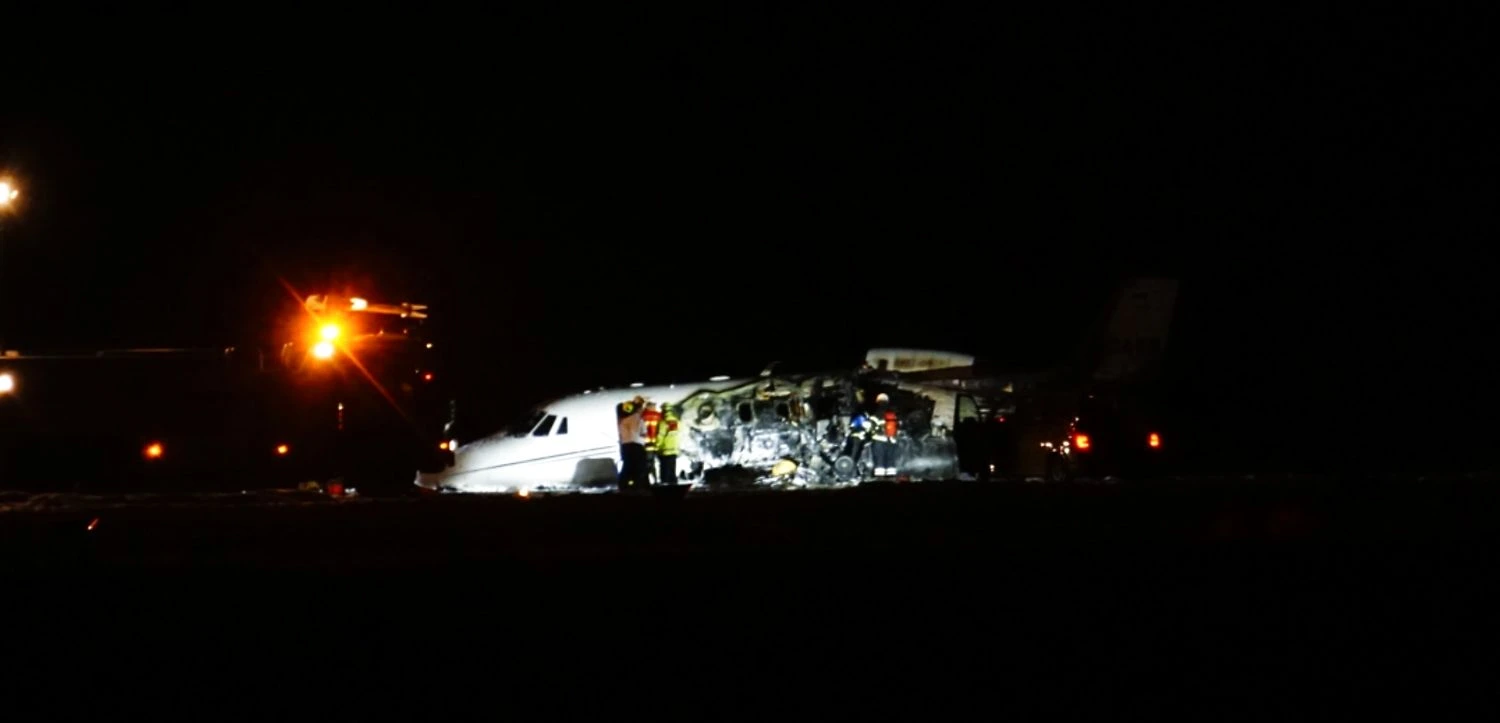 Dansk lufthavn ramt af flyulykke i nat