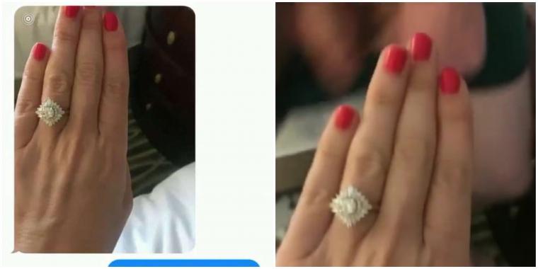 Kvinde sender hele familien billede af forlovelsesring: Så indser hun sin pinlige fejl