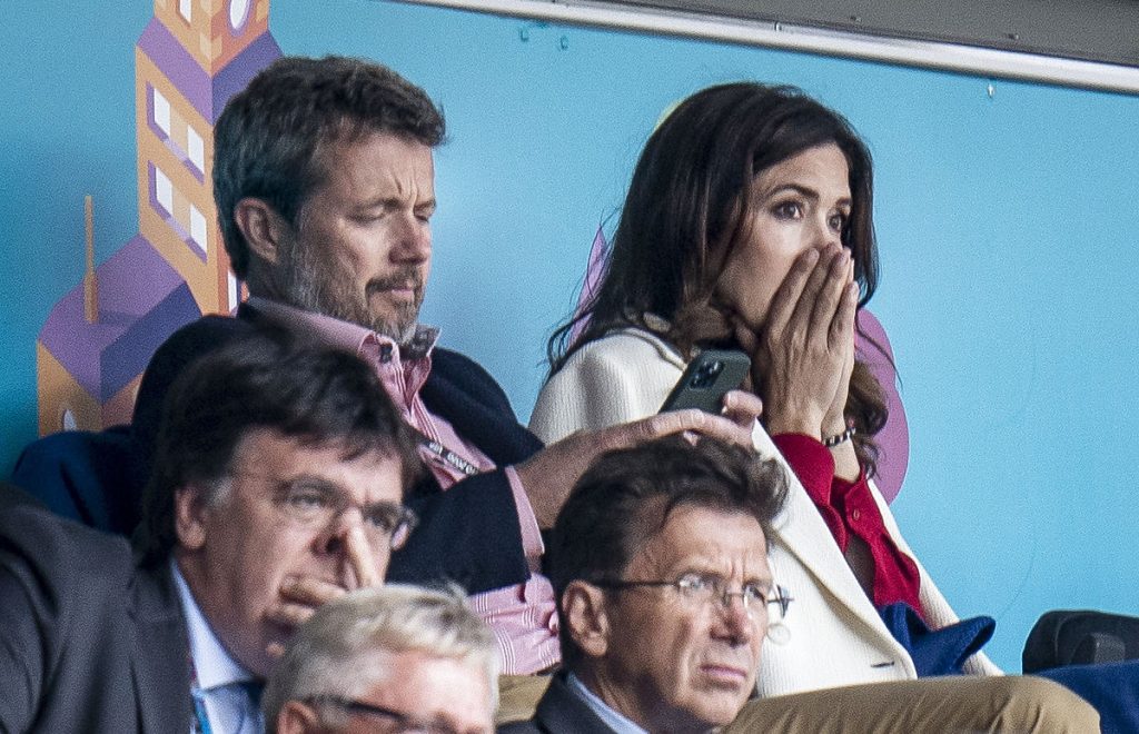 Frederik og Mary reagerer på Christian Eriksens frygtelige kollaps