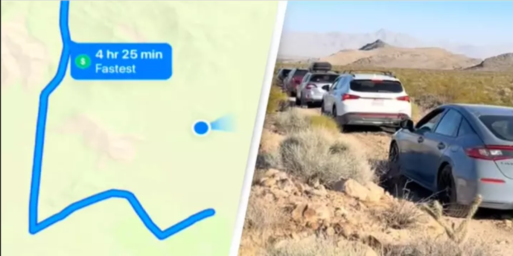 Turister tog ‘smutvej’ som Google Maps foreslog: Det kom de hurtigt til at fortryde