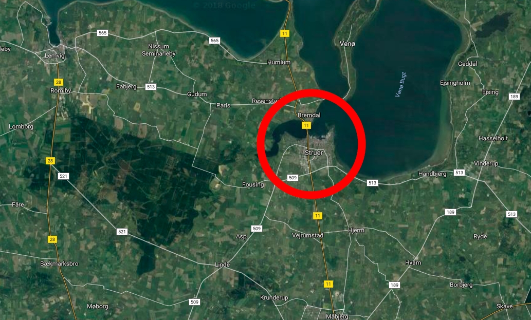 Mand i livsfare efter voldsom trafikulykke