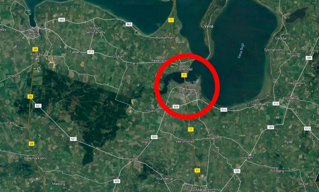 Mand i livsfare efter voldsom trafikulykke