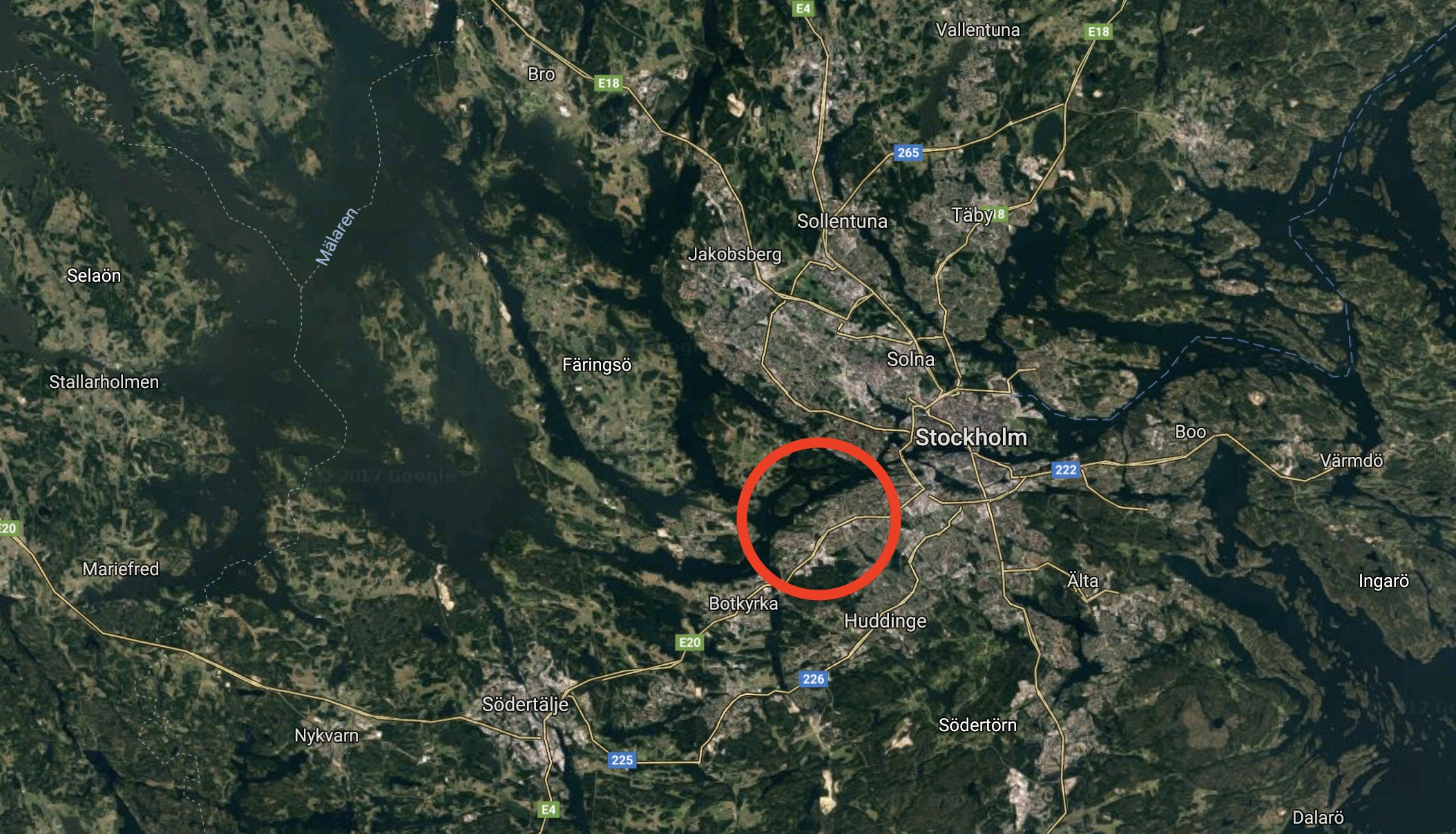 LIGE NU: Eksplosion rammer metro syd for Stockholm