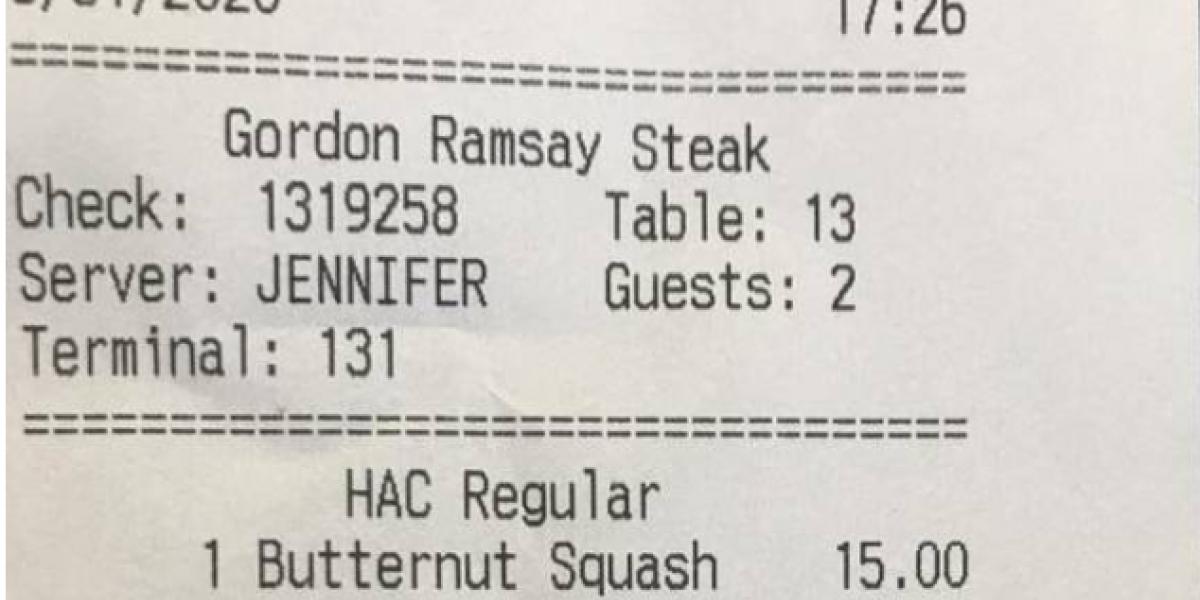 Kunde tog fejl af prisen på bøf da han besøgte Gordon Ramsay-restaurant: Fik KÆMPE regning