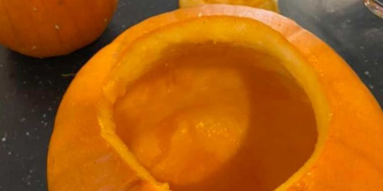 Nina deler smart trick: På fem minutter er dit halloween-græskar klar