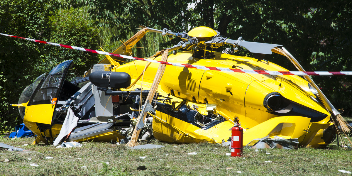 Helikopterstyrt i Italien: Syv mennesker er bekræftet døde