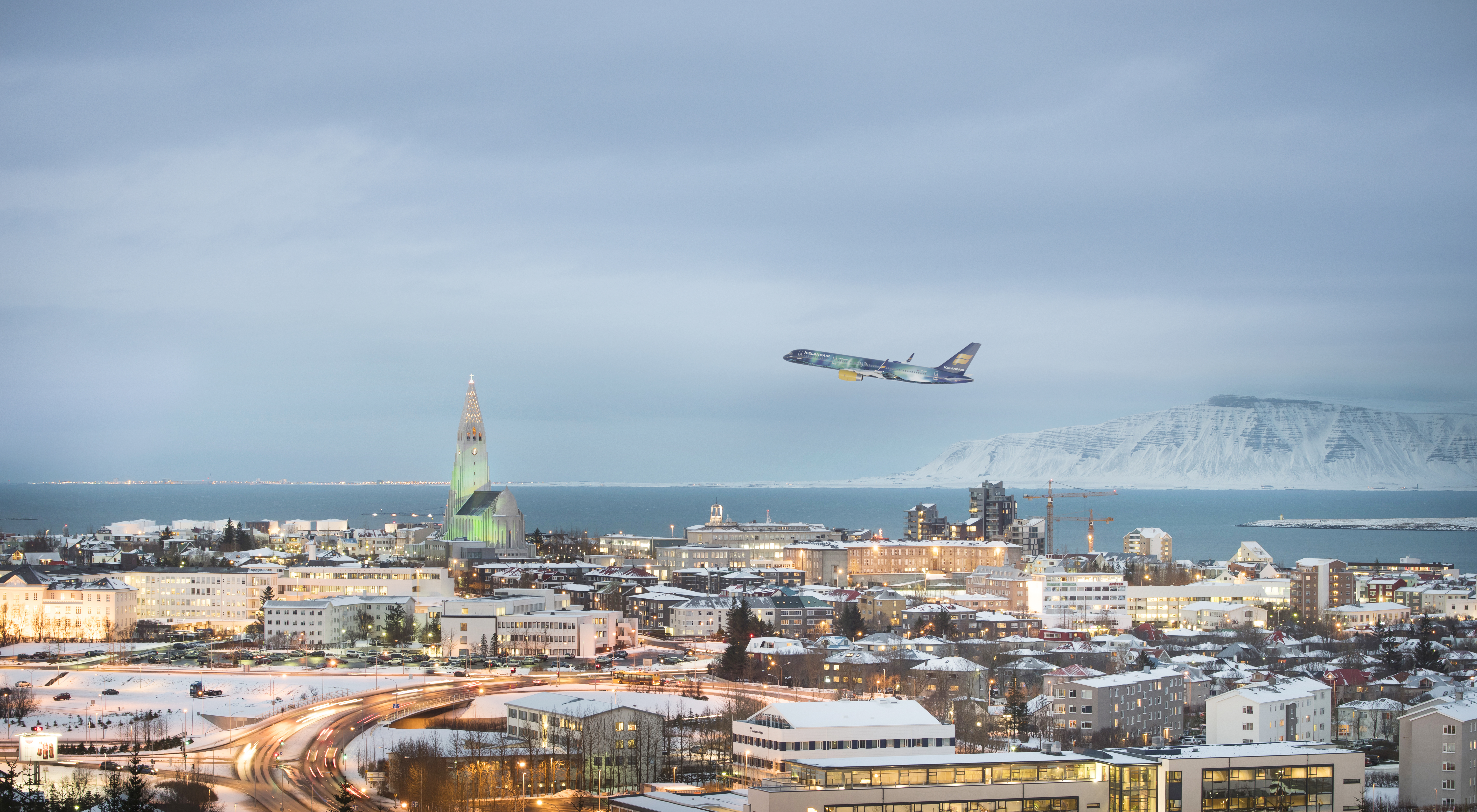 Dansende farver på nattehimlen på Island